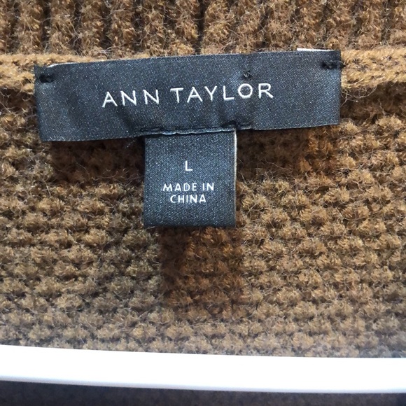 Ann Taylor Brown SZ L - Picture 4 of 6